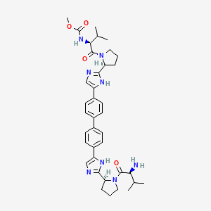 molecular formula C38H48N8O4 B8540176 Daclatasvir metabolite 4 CAS No. 1007884-53-8