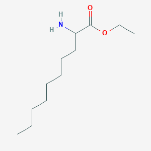 molecular formula C12H25NO2 B8540177 Ethyl 2-aminodecanoate 