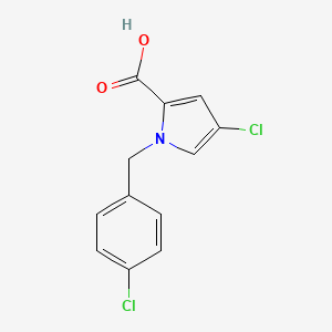 4-chloro-1-(4-chlorobenzyl)-1H-pyrrole-2-carboxylic acid