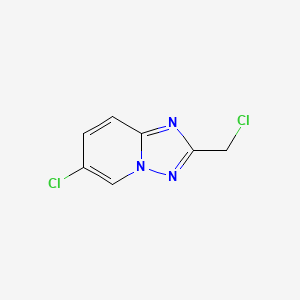 6-Chloro-2-(chloromethyl)-[1,2,4]triazolo[1,5-a]pyridine