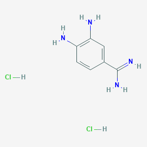 molecular formula C7H12Cl2N4 B8540293 3,4-Diaminobenzamidine dihydrochloride 