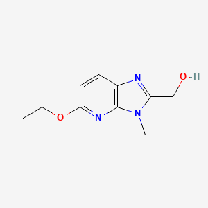 3h-Imidazo[4,5-b]pyridine-2-methanol,3-methyl-5-(1-methylethoxy)-