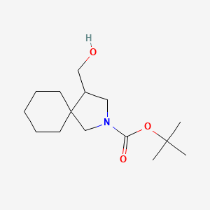 Tert-butyl 4-(hydroxymethyl)-2-azaspiro[4.5]decane-2-carboxylate