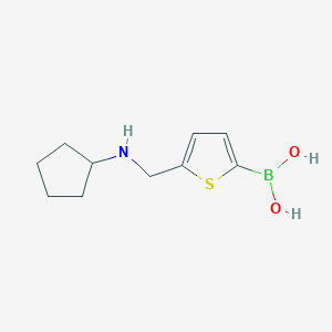 {5-[(Cyclopentylamino)methyl]-2-thienyl}boronic acid