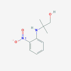 2-(1,1-Dimethyl-2-hydroxyethyl)aminonitrobenzene