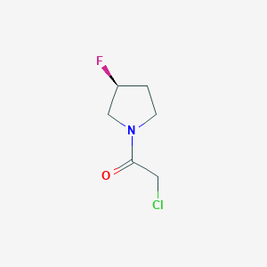 2-Chloro-1-[(3s)-3-fluoropyrrolidin-1-yl]-1-ethanone