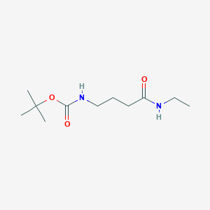 (3-Ethylcarbamoyl-propyl)-carbamic acid tert-butyl ester