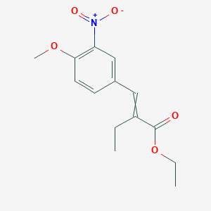 Ethyl 2-[(4-methoxy-3-nitrophenyl)methylidene]butanoate