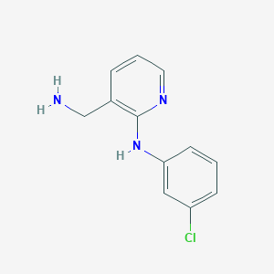 2-(3-Chloroanilino)-3-aminomethylpyridine