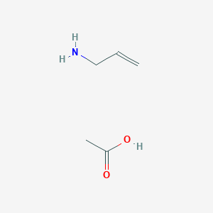 molecular formula C5H11NO2 B8540399 2-Propen-1-amine, acetate CAS No. 84158-10-1