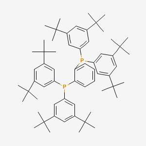 molecular formula C62H88P2 B8540417 1,2-Bis(bis(3,5-di-tert-butylphenyl)phosphino)benzene 