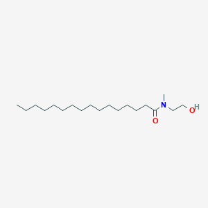 molecular formula C19H39NO2 B8540477 Palmitamide methyl MEA CAS No. 7438-10-0