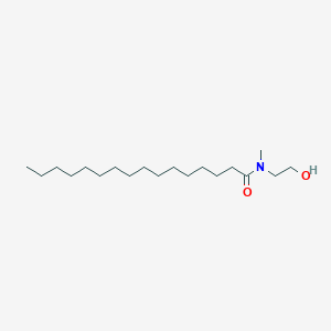 molecular formula C19H39NO2 B8540477 N-Hydroxyethyl-N-methylpalmitamide CAS No. 7438-10-0