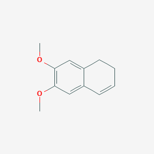 molecular formula C12H14O2 B8540499 6,7-Dimethoxy-3,4-dihydronaphthalene 