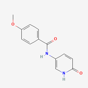 molecular formula C13H12N2O3 B8540624 N-(6-Hydroxy-pyridin-3-yl)-4-methoxy-benzamide 