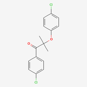 2-(4-Chlorophenoxy)-1-(4-chlorophenyl)-2-methylpropan-1-one
