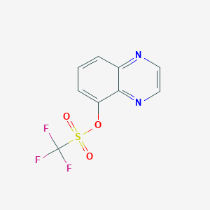 Trifluoro-methanesulfonic Acid Quinoxalin-5-yl Ester