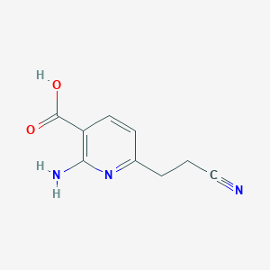 2-Amino-6-(2-cyanoethyl)-nicotinic Acid