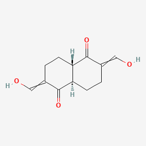 (4aR,8aS)-2,6-Bis(hydroxymethylidene)octahydronaphthalene-1,5-dione