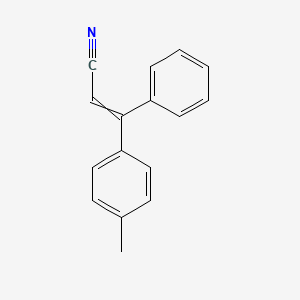 3-(4-Methylphenyl)-3-phenylprop-2-enenitrile