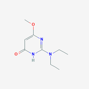 molecular formula C9H15N3O2 B8540791 2-(Diethylamino)-6-methoxypyrimidin-4(1H)-one 