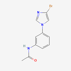 n-[3-(4-Bromo-imidazol-1-yl)-phenyl]-acetamide