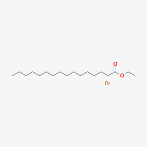 molecular formula C18H35BrO2 B8540831 Ethyl 2-bromohexadecanoate CAS No. 14980-93-9