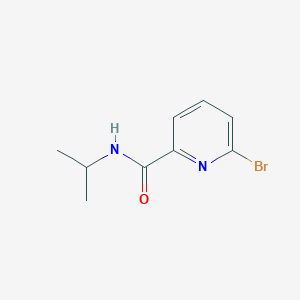 molecular formula C9H11BrN2O B8540840 6-bromo-N-isopropyl-2-pyridinecarboxamide 