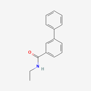 molecular formula C15H15NO B8540854 N-ethyl 3-phenylbenzamide 