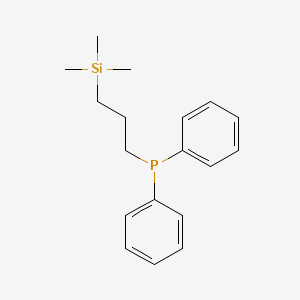 molecular formula C18H25PSi B8540861 Diphenyl[3-(trimethylsilyl)propyl]phosphane CAS No. 69858-27-1