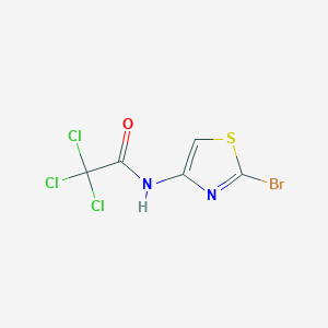 2-Bromo-4-trichloroacetamidothiazole
