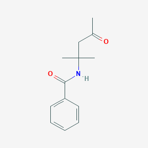 N-(2-Methyl-4-oxopentan-2-yl)benzamide
