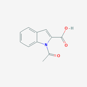 molecular formula C11H9NO3 B085409 1-acetylindole-2-carboxylic Acid CAS No. 10441-26-6