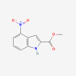 molecular formula C10H8N2O4 B8540901 Methyl 4-nitroindole-2-carboxylate 