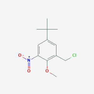 5-Tert-butyl-1-(chloromethyl)-2-methoxy-3-nitrobenzene