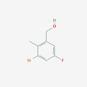 (3-Bromo-5-fluoro-2-methyl-phenyl)-methanol