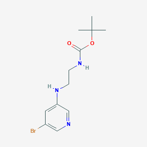 Tert-butyl (2-[(5-bromopyridin-3-yl)amino]ethyl)carbamate
