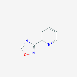 molecular formula C7H5N3O B085411 2-(1,2,4-Oxadiazol-3-yl)pyridine CAS No. 13389-59-8