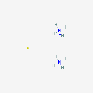 molecular formula H6N2S+2 B085412 Ammonium sulfide CAS No. 12135-76-1
