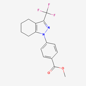 Methyl 4-[3-(trifluoromethyl)-4,5,6,7-tetrahydro-1H-indazol-1-yl]benzoate