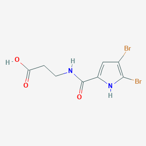 3-[(4,5-dibromo-1H-pyrrole-2-carbonyl)-amino]-propionic acid
