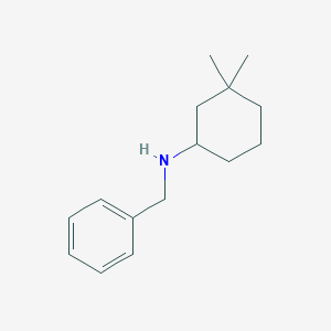molecular formula C15H23N B8541294 Racemic benzyl-(3,3-dimethyl-cyclohexyl)-amine 