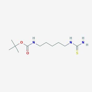 (5-Thioureido-pentyl)-carbamic acid tert-butyl ester