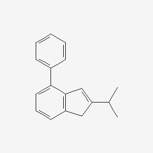 1H-Indene, 2-(1-methylethyl)-4-phenyl-