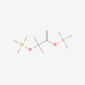 molecular formula C11H26O2Si2 B8541357 2,3-Bis(trimethylsiloxy)-3-methyl-1-butene CAS No. 42082-93-9