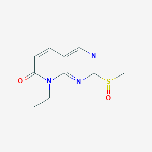 8-Ethyl-2-(methylsulfinyl)pyrido[2,3-d]pyrimidin-7(8H)-one