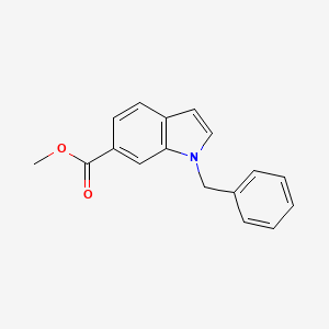 molecular formula C17H15NO2 B8541413 methyl 1-benzyl-1H-indole-6-carboxylate CAS No. 192997-33-4