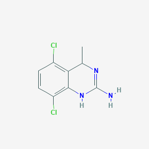 5,8-Dichloro-4-methyl-3,4-dihydro-quinazolin-2-ylamine