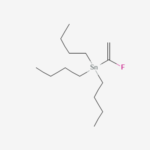 molecular formula C14H29FSn B8541445 Tributyl(1-fluorovinyl)stannane 