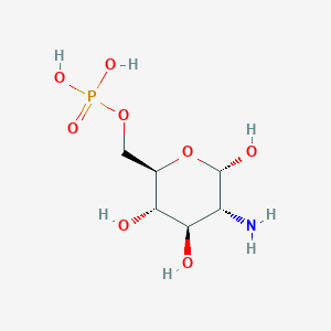 molecular formula C6H14NO8P B8541449 Glucosamine 6-phosphate CAS No. 55722-81-1